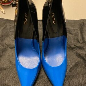 Brand new Aldo color block heels Size 8.5 with dust bag